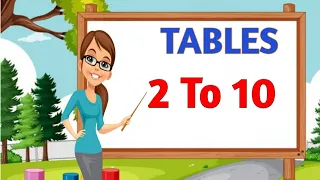 TABLE  2 to 10 || Multiplication Tables For Children 2 to 10 || Learn Multiplication For kids