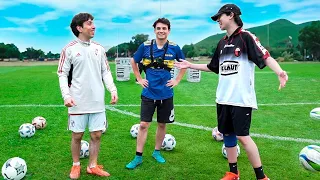 RETOS de FÚTBOL con los PIBES