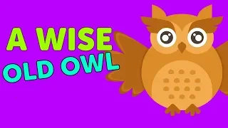 A Wise Old Owl İngilizce Bebek ve Çocuk Şarkısı | Altyazılı Çizgi Film Şarkıları | Akıllı Bıdık