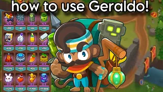 How to use Geraldo to his full  potential in CHIMPS