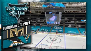 Vegas Golden Knights vs San Jose Sharks - 2/13/2021 - Teal Town USA After Dark (Postgame)