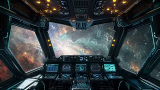 Relaxing Deep Space Ambience For Stress Relief | Mental Calm | Journey To The Stars