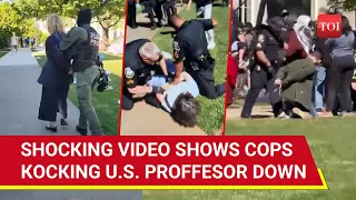 Chilling Scenes At U.S. Colleges: Professors Dragged, Students Tasered, Rubber Bullets Fired | Watch