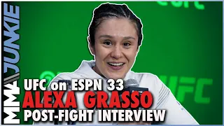 Alexa Grasso hopes for Valentina Shevchenko title shot this year | UFC on ESPN 33