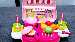 6 Minutes Satisfying with Unboxing l Disney Minnie  Pink Kitchen play set | Miniature ll ASMR