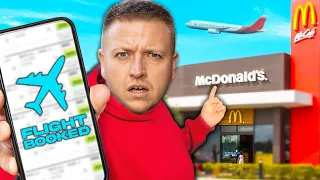 Flying Wherever the McDonald's Worker is from