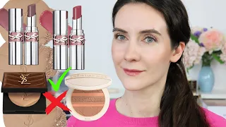 SOFT BRONZED MAKEUP LOOK using new YSL All hours Hyper Bronze & new YSL Loveshine Lipsticks