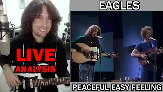 British guitarist analyses Eagles peaceful EASY performance in 1973!