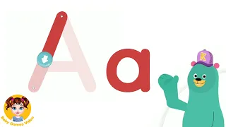 Learning Alphabet A To E - Khan Academy Kids: Free educational games & books