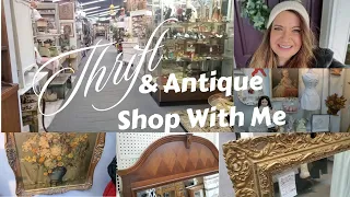 Goodwill Shop With Me | HUGE Antique Shop With Me | Vintage Home Decor | Beautiful Finds
