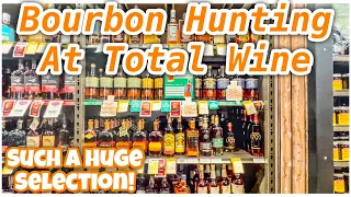 Bourbon Hunting at Total Wine & More! Huge Selection of Bourbon! #bourbonhunting #whiskeytube