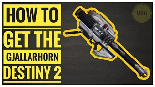 Destiny 2 How to get Gjallarhorn! Easy Out fly the wolves guide