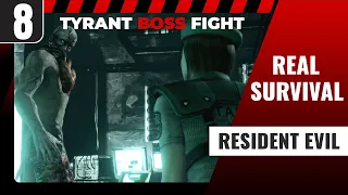 Resident Evil HD Remaster | Real Survival | Jill | Best Ending | Part. 8 | The Tyrant Final Boss