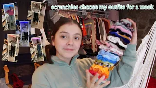 scrunchies choose my outfits for a week