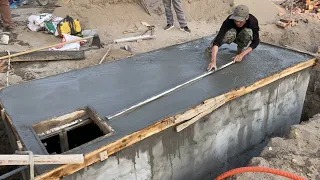 How To Build An Underground Water Tank From Strong Brick And Cement