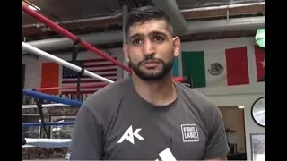 AMIR KHAN ANSWERS QUESTIONS ABOUT HIS CHIN!!