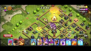 Испытание 10 лет Clash of Clans 2021 Пройти на 3 звезды  Challenge 10 years Clash of Clans 2021 easy