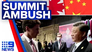 China's president accuses Canadian PM of leaking private chats | 9 News Australia