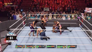 WWE2K22 Womens Royal Rumble Bayley Jugando el Royal con Bayley
