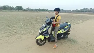 🥰🥰my first scooty ride🥳🥳