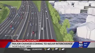 Major changes coming to I-465/I-69 interchange
