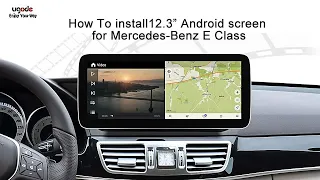 How To Install DIY Mercedes-Benz E Class W212 10.25"/12.3" Android Display  screen Apple Carplay