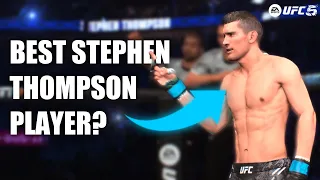 PLAYER CLAIMS HE HAS THE BEST STEPHEN THOMPSON ON UFC 5 !!!