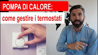 Pompa di calore: come usare i termostati