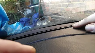 Removing The BMW E36 3 Series Convertible / Coupe Dashboard without Drilling the Winshield Glass