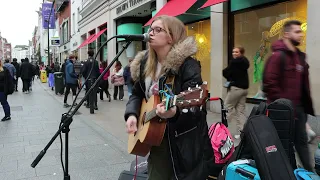 Zoe Clarke Fantastic cover of Love Story by Taylor Swift from Grafton Street Dublin Amazing Music