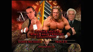 Story of Shawn Michaels vs Triple H | Armageddon 2002