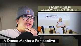 SECRET NUMBER - Medicine + Kiss and Make Up (Dance Performance) | Dance Mentor Reaction