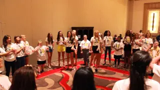 Best Buddies with Miss USA 2015 Pageant Contestants Raw Footage - Part 1