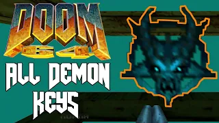 DooM 64 - All Demon Keys (Unmaker Upgrades)