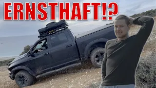 Nicht deren ERNST...🤯 - TURBULENTER Start der REISE 😦 / Offroad Vanlife im Dachzelt ⛺️