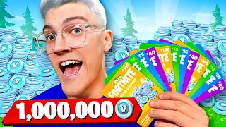 J'ai ACHETÉ 1.000.000 V-BUCKS ! (Record du Monde)