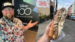 Traveling To Philadelphia | Disney 100 Exhibition & The BEST Philly Cheesesteak | Pennsylvania Vlog