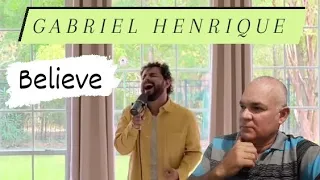 Cantor Gabriel Henrique - Believe (Acreditar) cover | REACTION #gabrielhenrique #believe