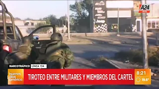 🔴 IMPRESIONANTE TIROTEO EN MÉXICO ENTRE MILITARES Y NARCOS