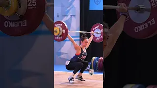 Hayley Reichardt (49kg 🇺🇸) 83kg / 183lbs snatch save! #snatch #weightlifting #snatchsave