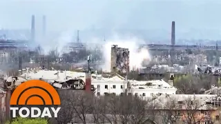 Ukrainian Civilians Trapped Inside Steel Plant As Russia Attacks