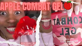 APPLE COMBAT GEL ON 4C HAIR! 🍎🍎❤️ (FULL VIDEO) - TIFFANICVD