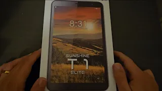 Elite Sunshine T1 Tablet unboxing