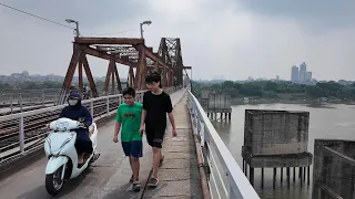 Walking Vietnam's Most Historic & Scary Long Biên Bridge