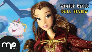 DISNEY LIMITED EDITION WINTER/RED BELLE DOLL #Belle #Disneylimitededitiondolls #Review