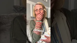 This grandma couldn’t believe this surprise ❤️