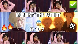 YES YES YES! | MORIARTY THE PATRIOT Episodes 1 & 2 Reaction! | Lalafluffbunny