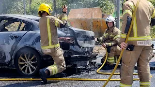 Car Catches Fire on Bedminster Down Bristol ​🔥🚗🔥