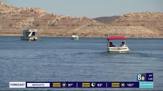 Busy Memorial Day weekend at Lake Mead with water levels higher than past years