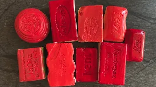 Asmr cutting painted dry soap | резка крашенного мыла #asmrsoap #soapcutting